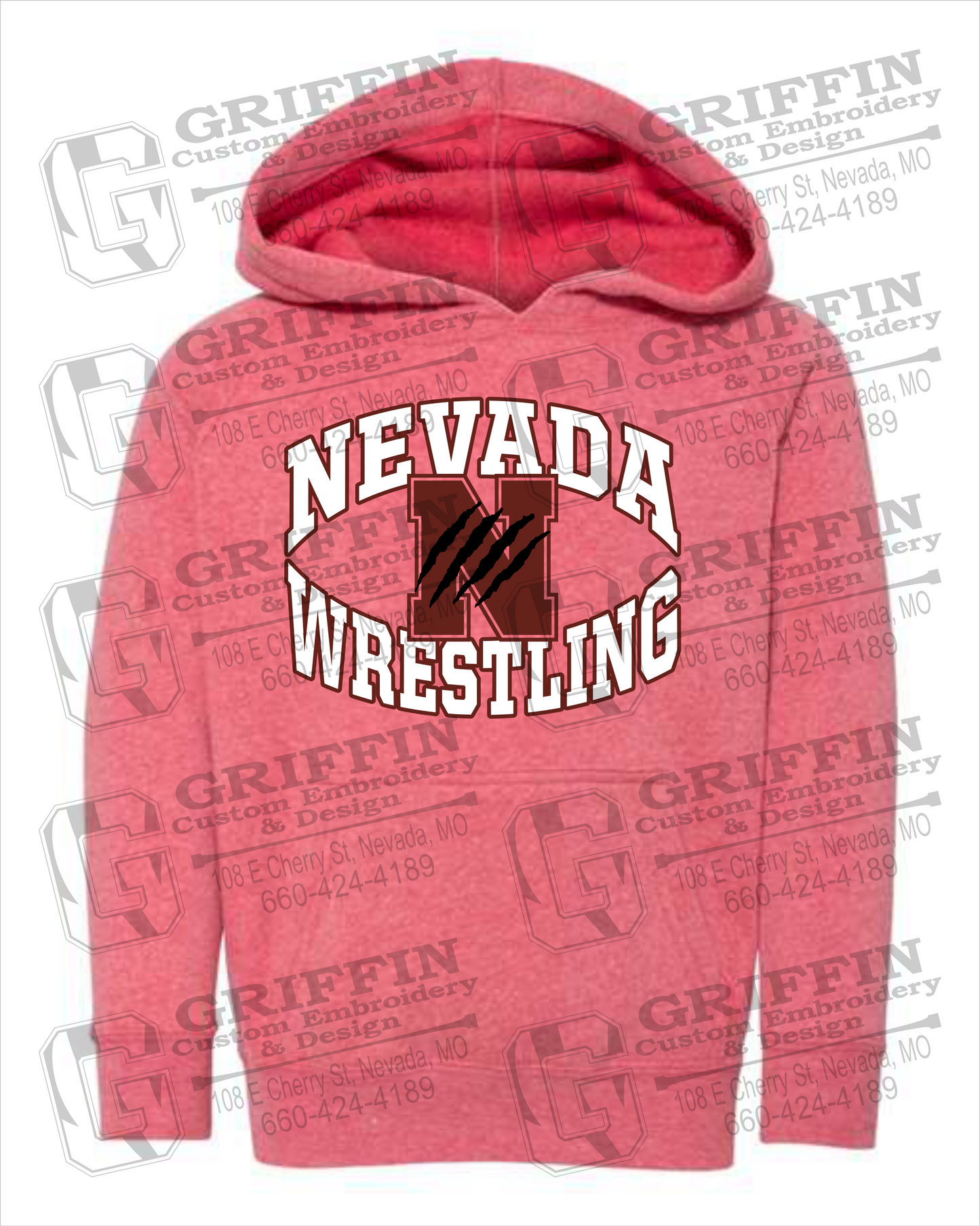Nevada Tigers 23-H Toddler Hoodie - Wrestling