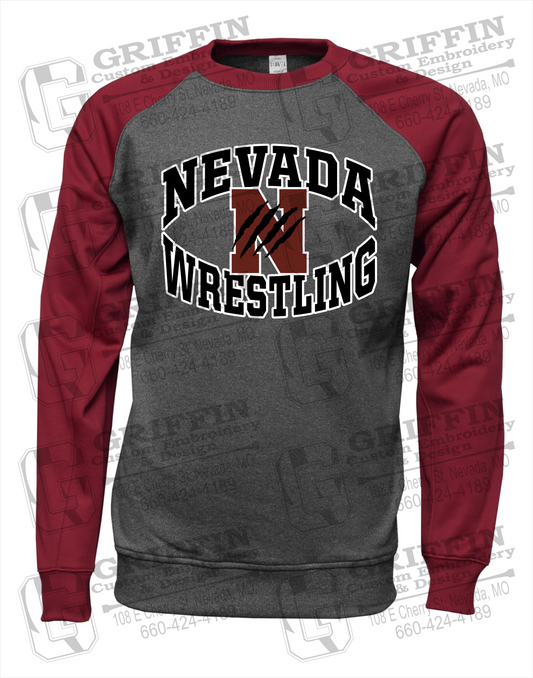 Nevada Tigers 23-H Youth Raglan Sweatshirt - Wrestling