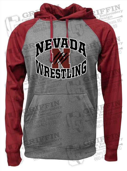 Nevada Tigers 23-H Raglan Hoodie - Wrestling