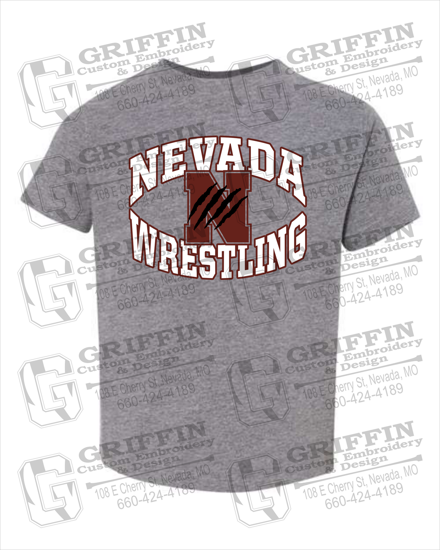 Nevada Tigers 23-H Toddler/Infant T-Shirt - Wrestling