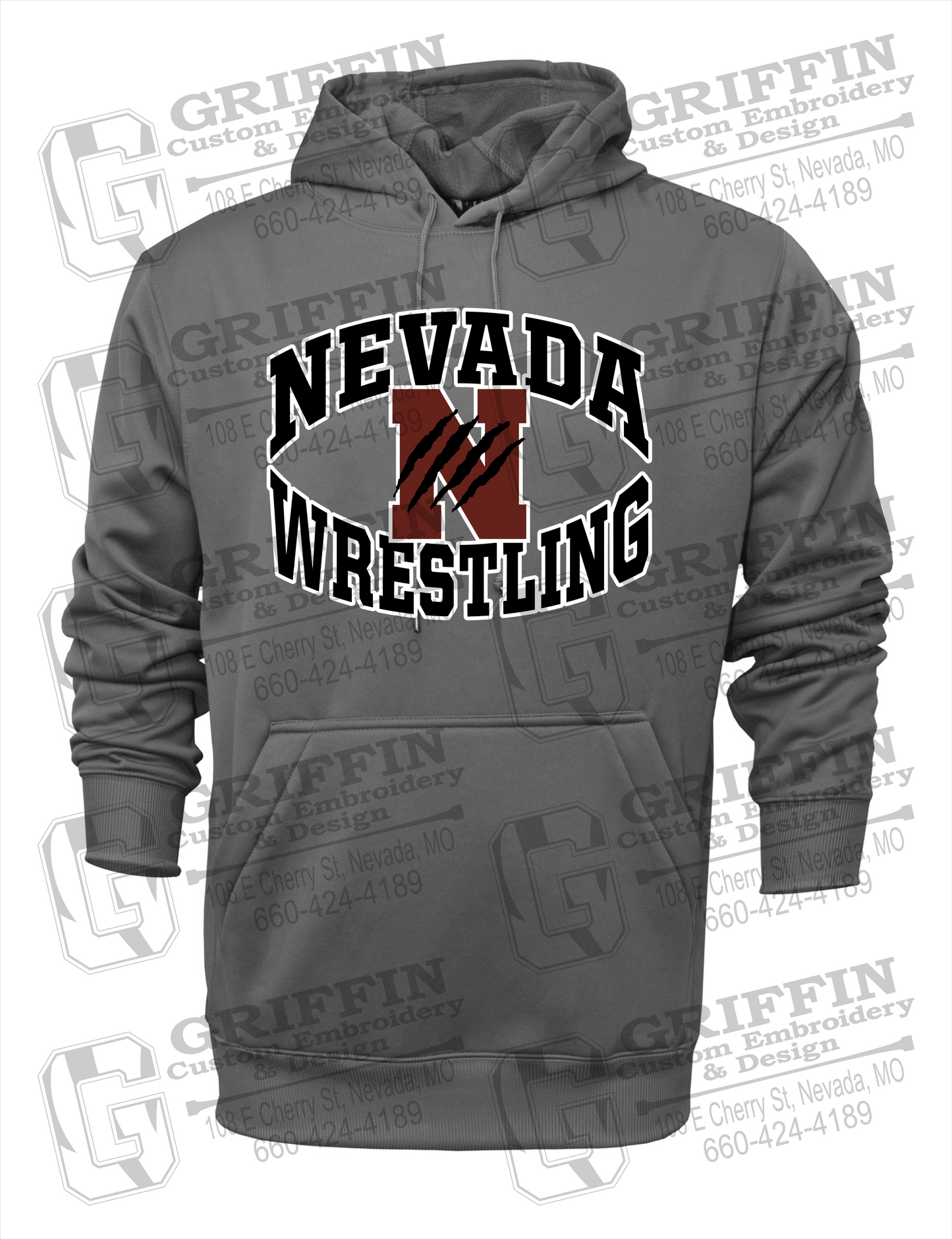 Nevada Tigers 23-H Hoodie - Wrestling