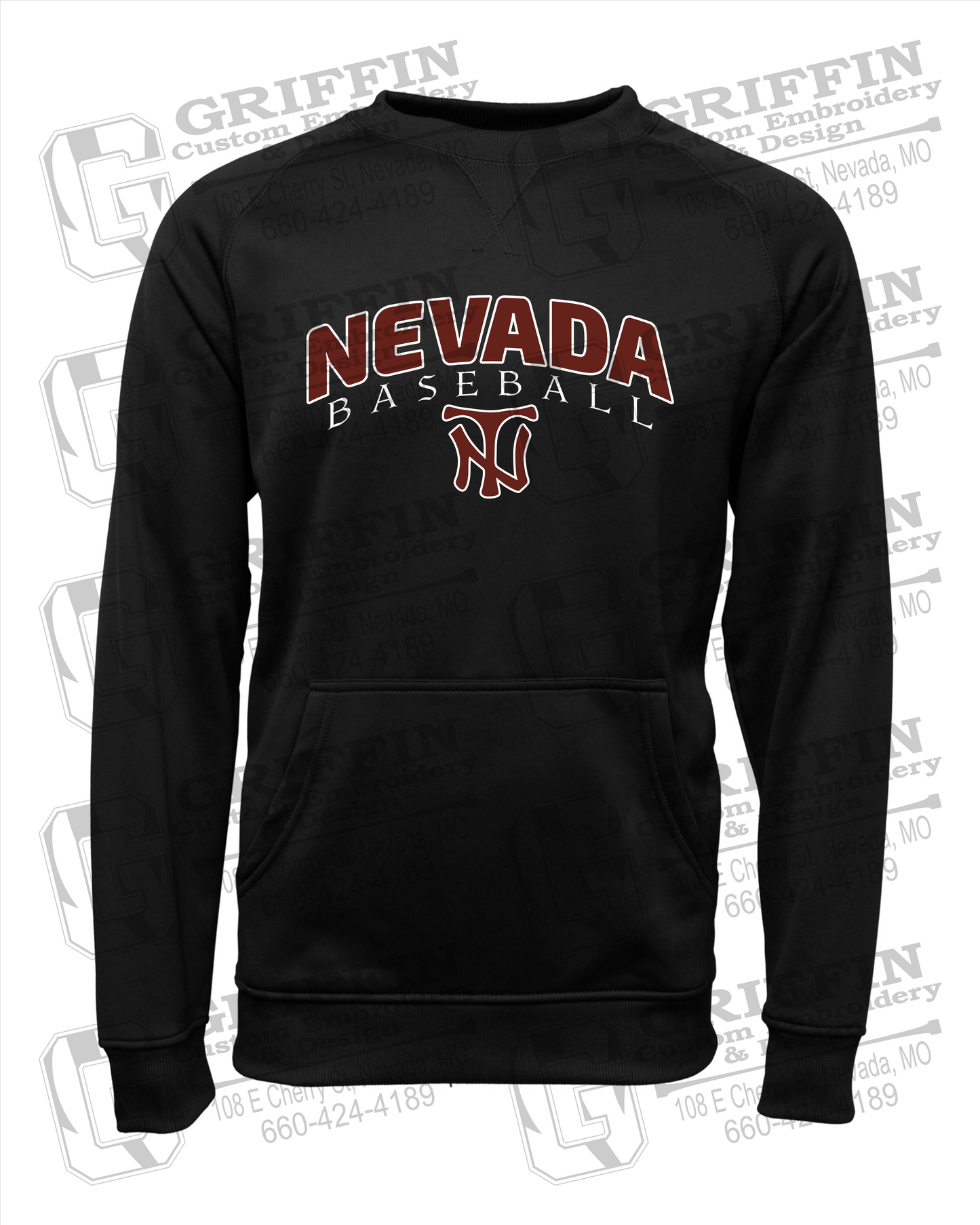 Nevada Tigers 23-J Youth Sweatshirt - Baseball