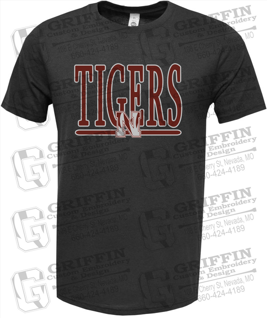 Soft-Tek Short Sleeve T-Shirt - Nevada Tigers 23-K