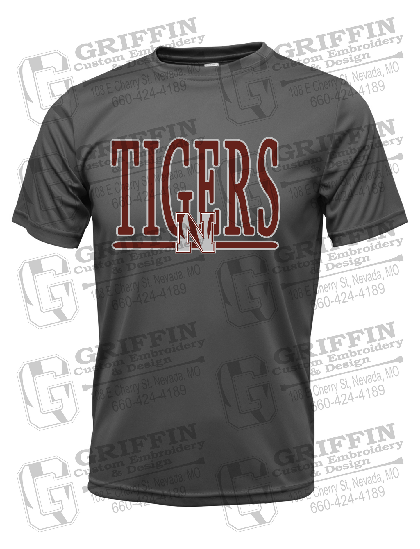 Nevada Tigers 23-K Dry-Fit T-Shirt