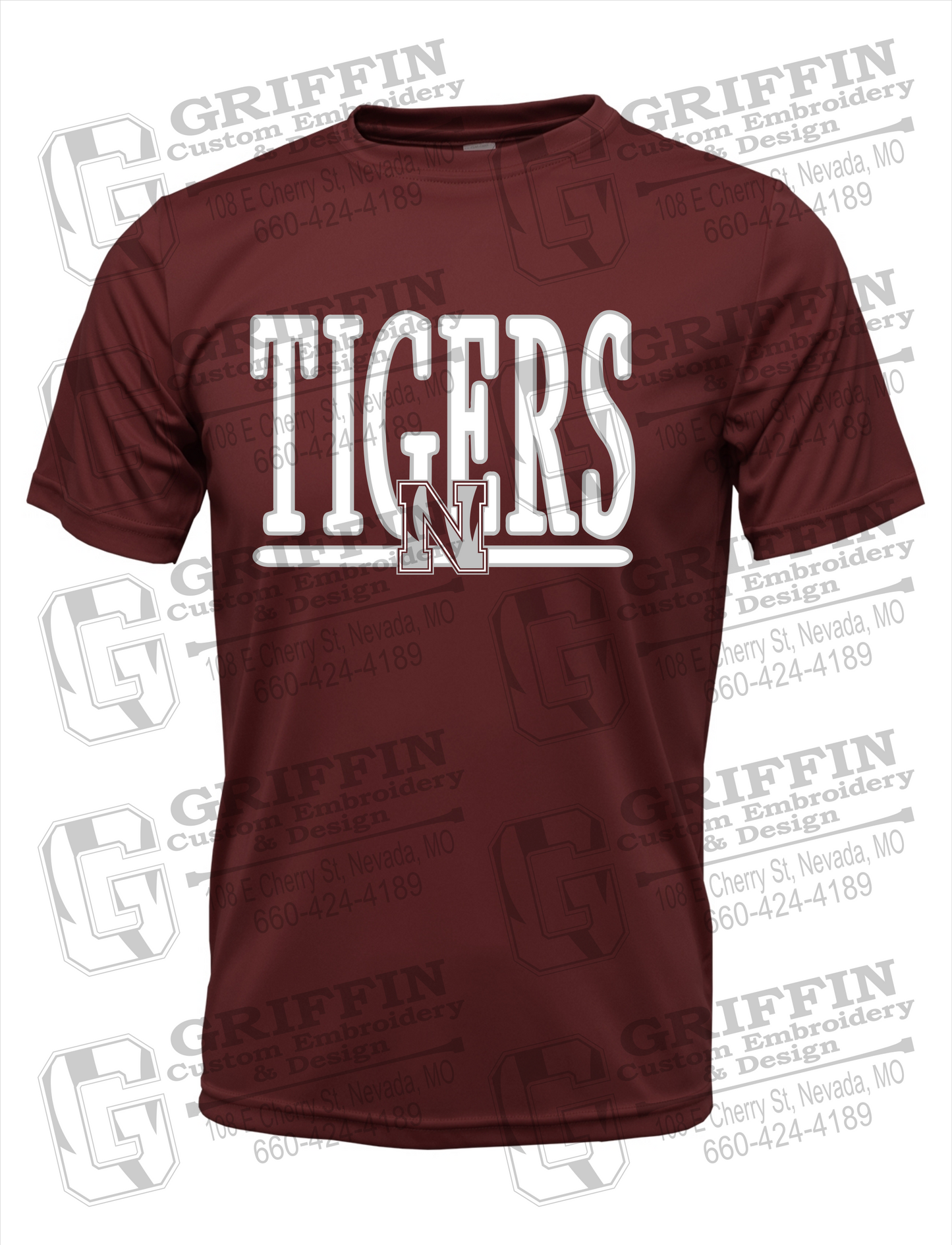 Nevada Tigers 23-K Dry-Fit T-Shirt