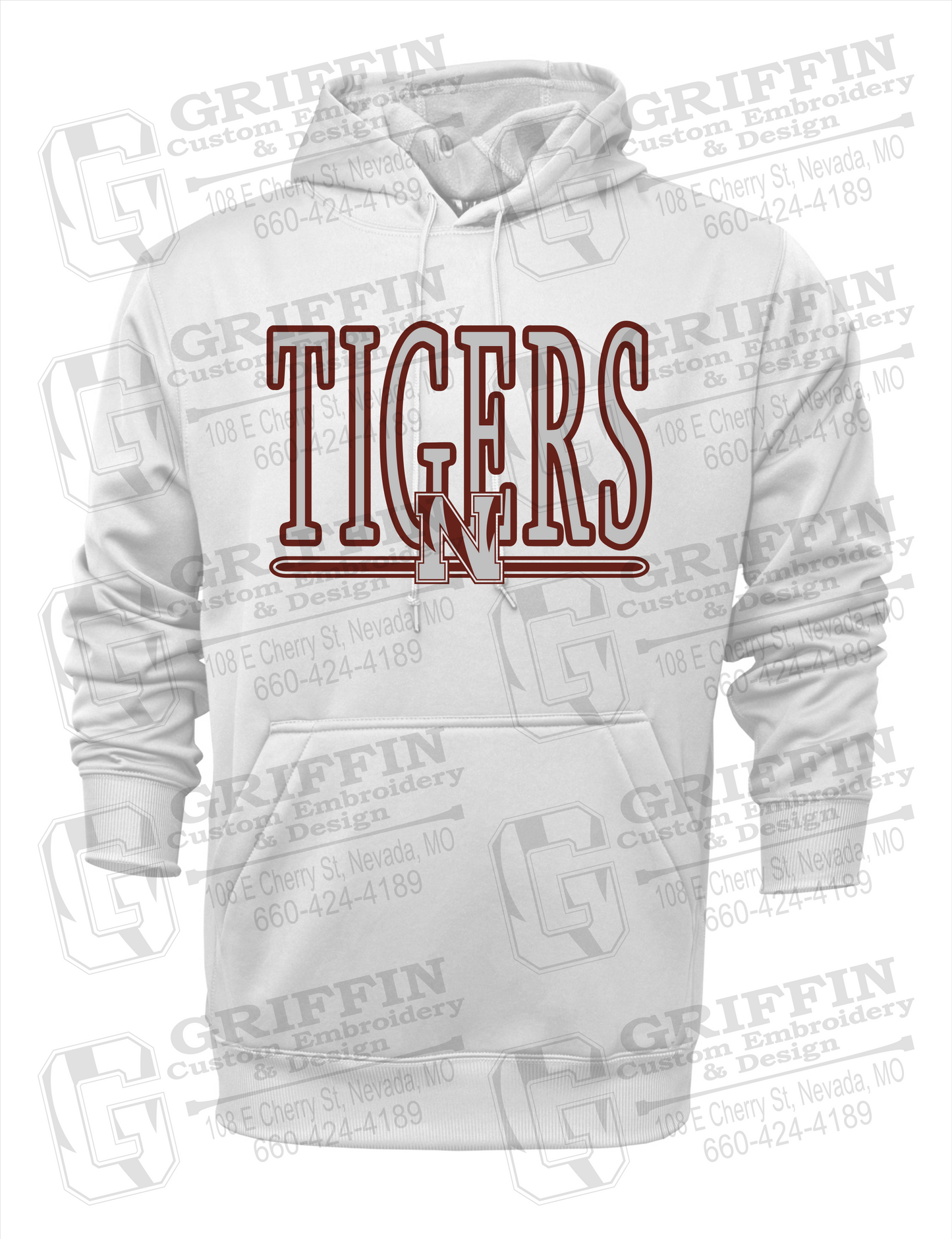 Nevada Tigers 23-K Hoodie