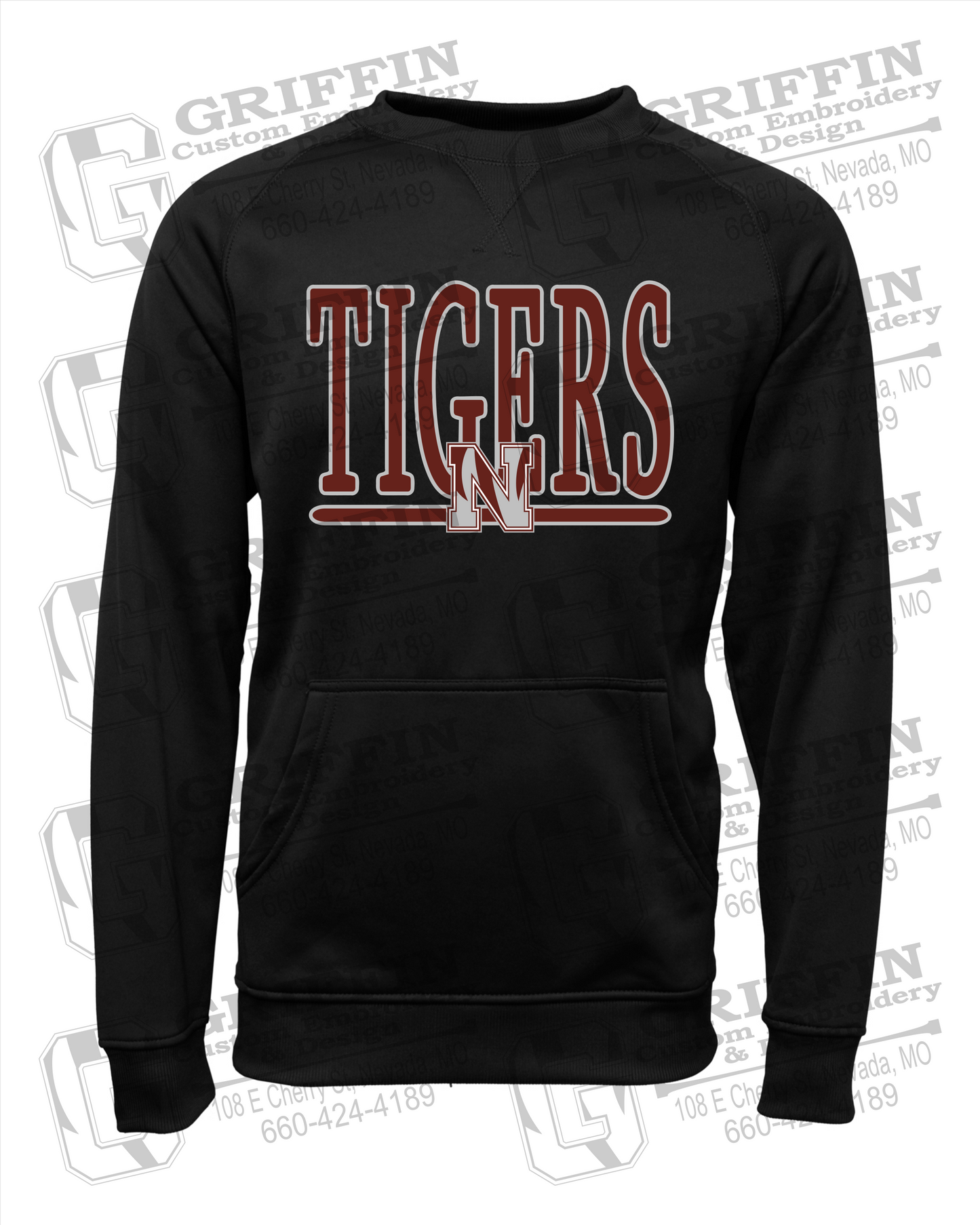 Performance Fleece Sweatshirt - Nevada Tigers 23-K