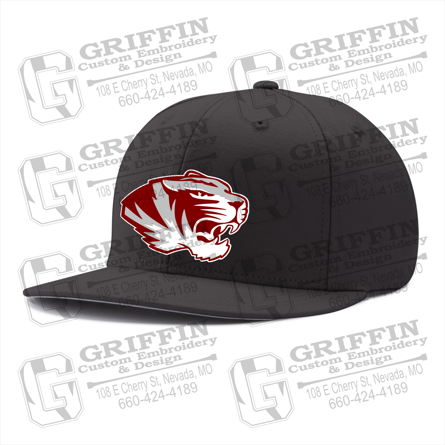 Pennant Snapback Cap - Tiger Head Logo