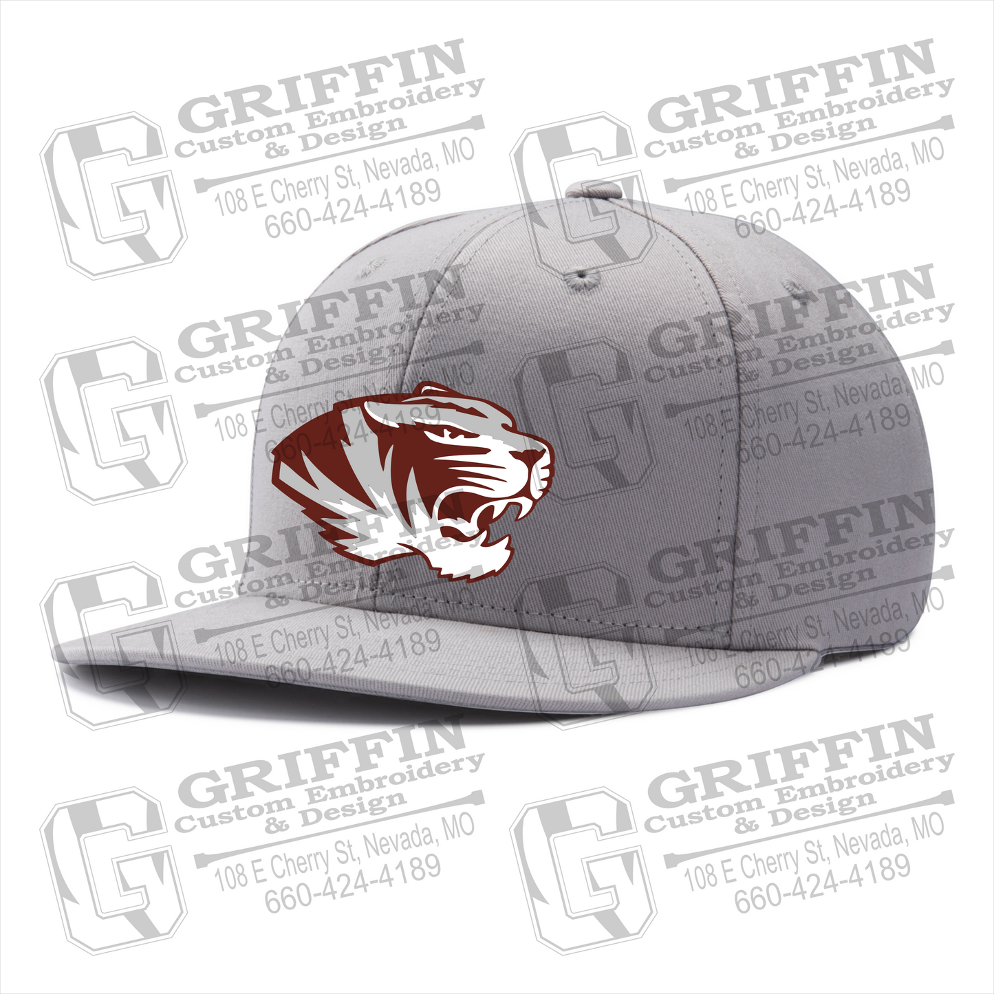 Pennant Snapback Cap - Tiger Head Logo