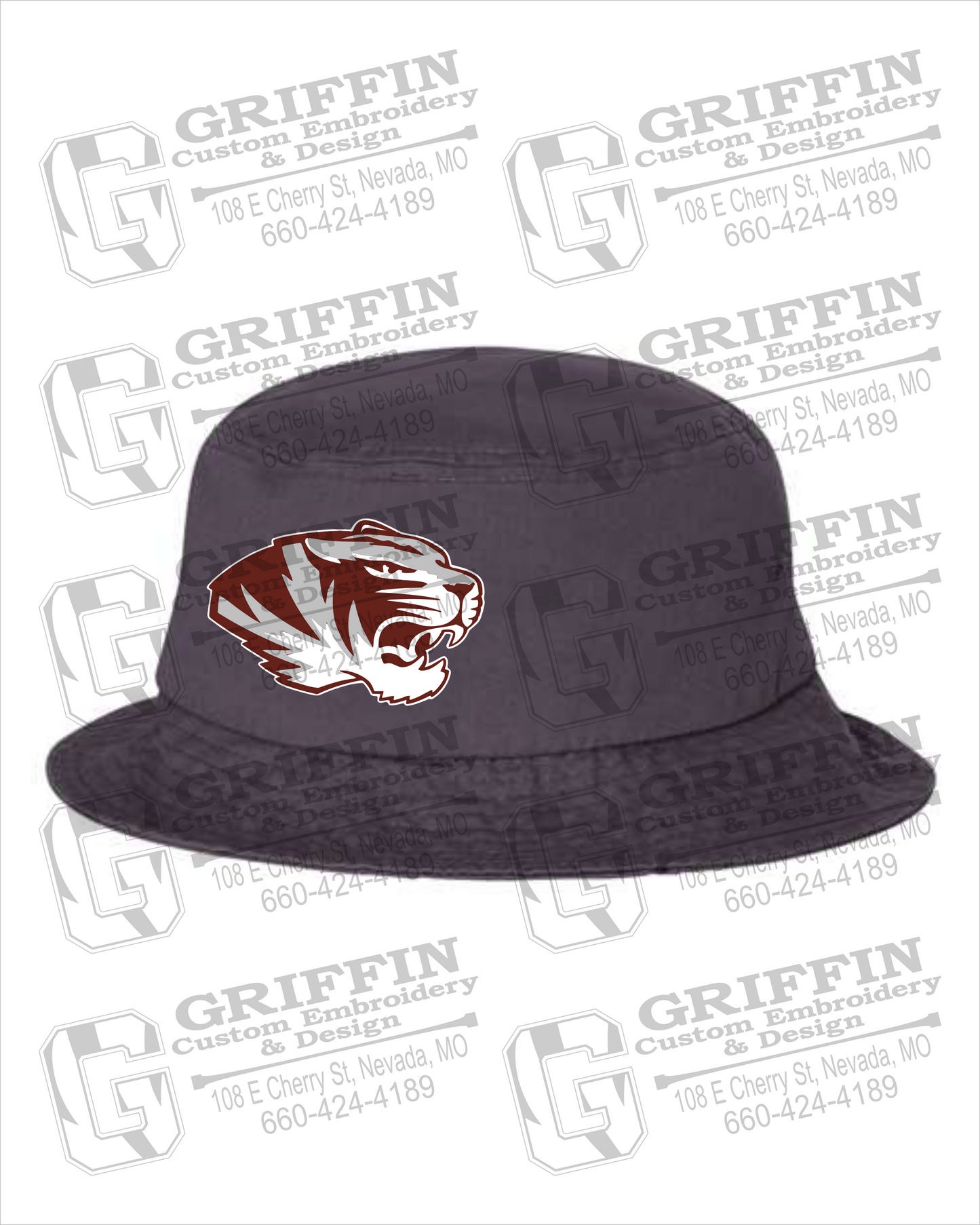 Nevada Tigers Bucket Hat - Tiger Head Logo